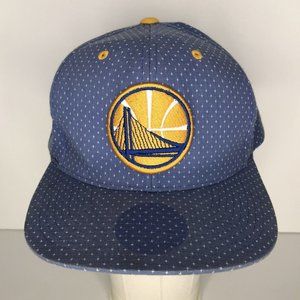 Golden State Warriors Mitchell & Ness Blue Snapback Hat
